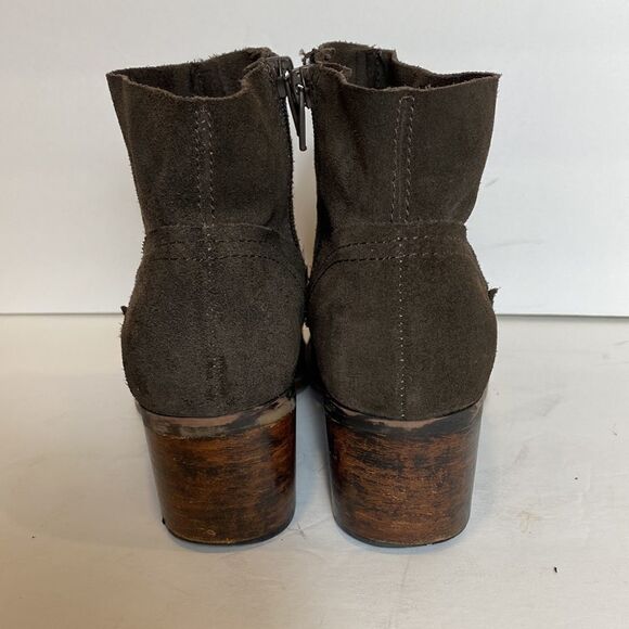 Soho Cobbler suede dark brown ankle boots size 6 - Picture 4 of 8